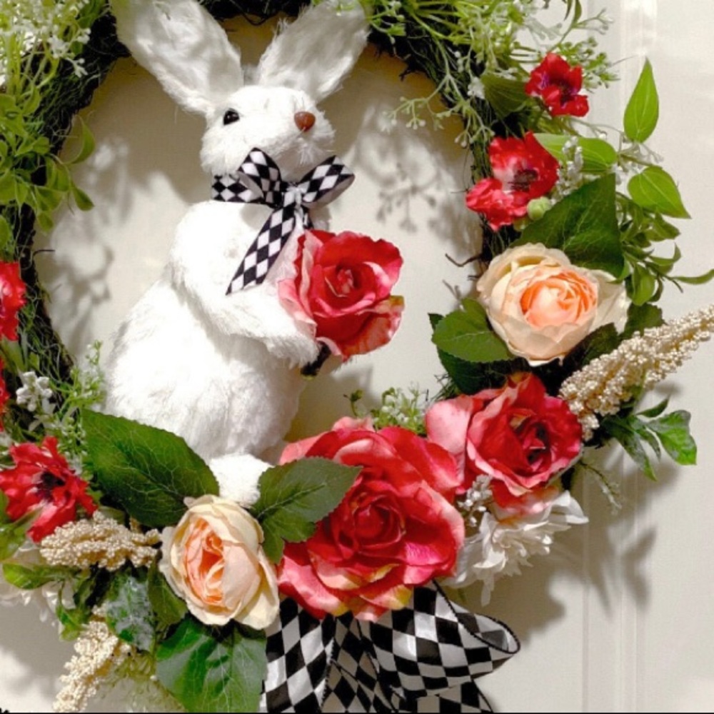 Handmade Easter Wreath. - Picture 2 of 3